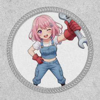 Anime girl mechanic patch. patch