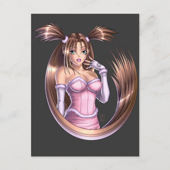 Anime Girl - Nikki Postcard (Front)