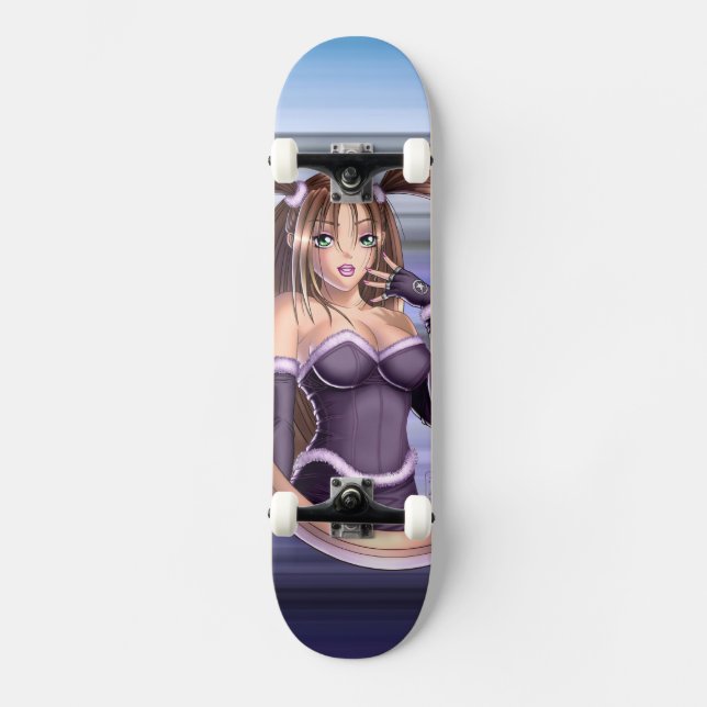 Anime Girl - Nikki Skateboard Deck (Front)