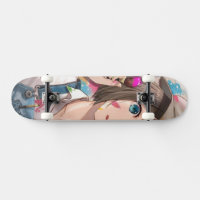 Anime Skateboard Boy and Skateboard Girl Story 1 We are just friends manga  Art Board Print for Sale by SadekCo