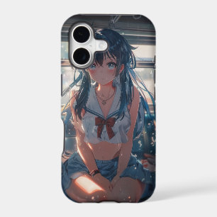 Anime Girl on Train iPhone 17 Case