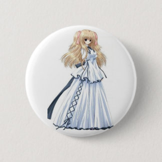 anime-girl pinback button