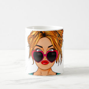 Anime Girl Pop art Coffee Mug