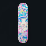 Anime Girl Remix Skate Deck<br><div class="desc">Anime Girl Remix Skate Deck by Urban Ninja Pro Decks.</div>