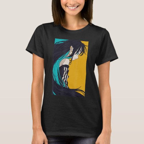 Anime Girl Retro 80s Aesthetic Lofi Japanese Waifu T_Shirt