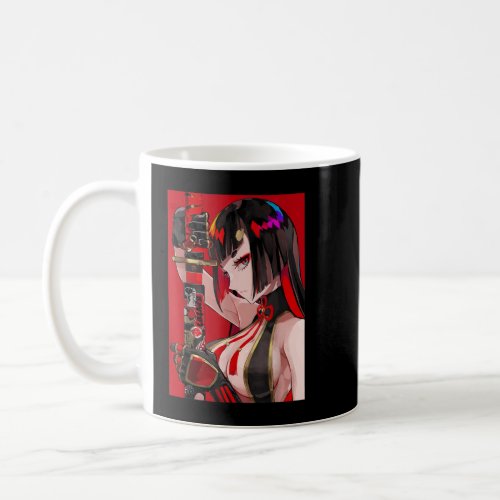 Anime Girl Samurai Waifu Japanese Aesthetic Otaku  Coffee Mug