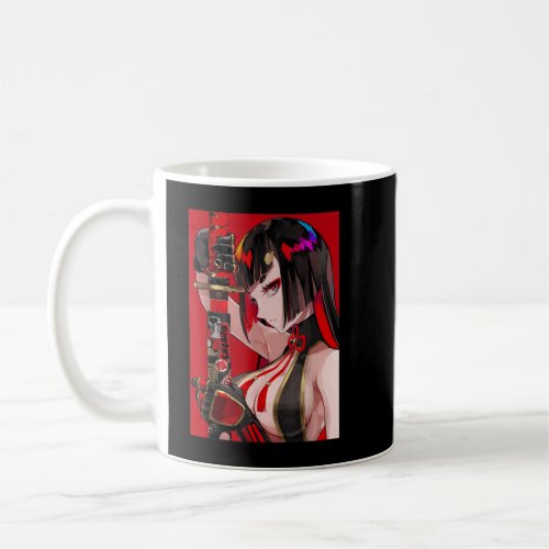 Anime Girl Samurai Waifu Japanese Aesthetic Otaku  Coffee Mug