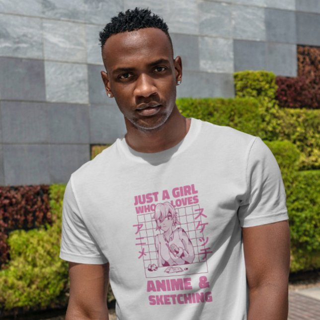 Anime Girl Sketching Quote   T-Shirt (Creator Uploaded)
