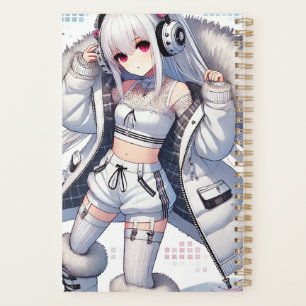 Anime girl ski planner