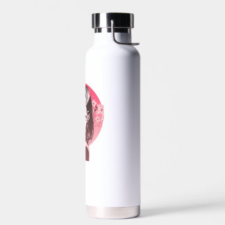 Anime Girl stylish sticker Water Bottle