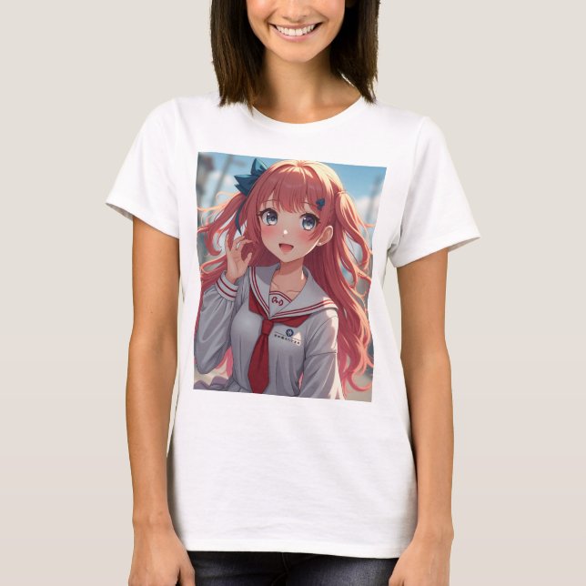 Anime girl T-Shirt (Front)