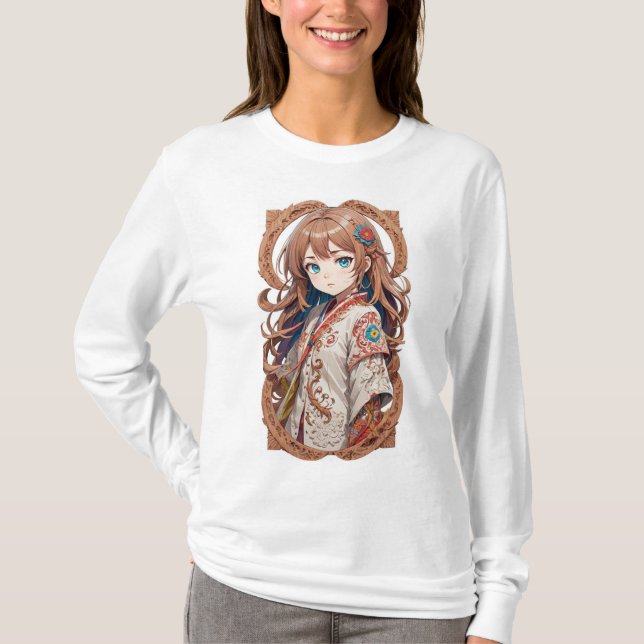 Anime Girl T-Shirt (Front)