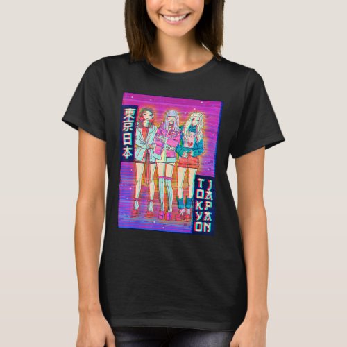 Anime Girl Teens Kawaii Waifu Aesthetic Japanese M T_Shirt