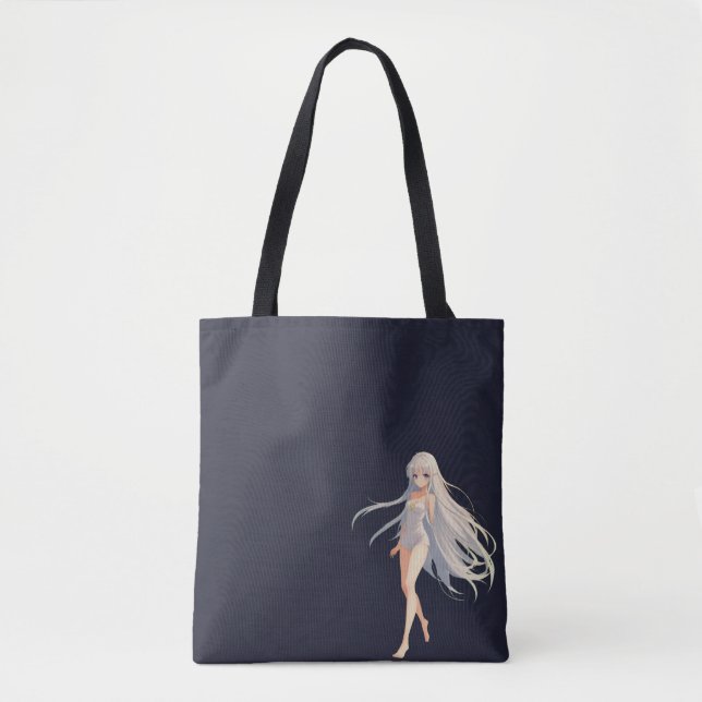 Anime Girl Tote Bag (Front)