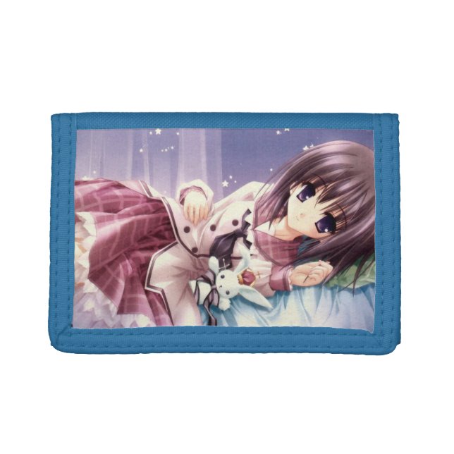 Anime girl trifold wallet (Front)