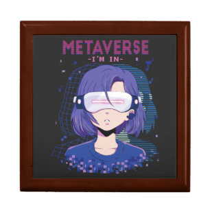 Anime girl virtual reality glasses Gift Box