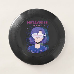 Anime girl virtual reality glasses Wham-O Frisbee