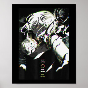 Anime Girl Waifu Aesthetic Japanese Otaku Poster