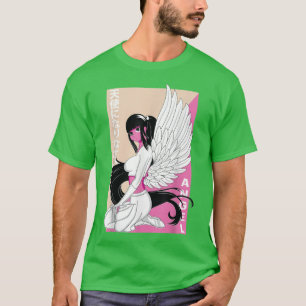 Anime Girl With Angel Wings T-Shirt