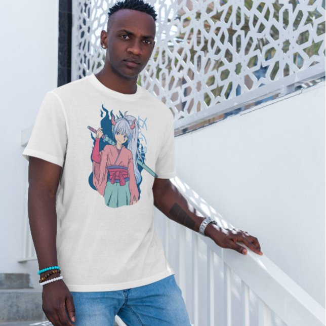 Anime Girl With Katana  T-Shirt (Creator Uploaded)