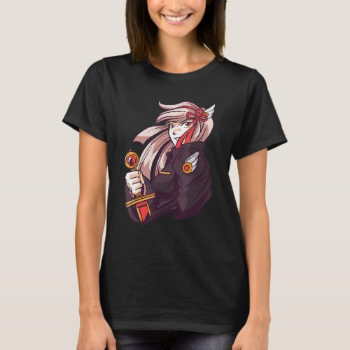 Anime Girl With Sword T_Shirt