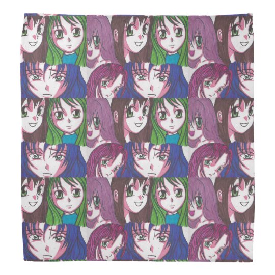 Anime Girls Bandana | Zazzle.com