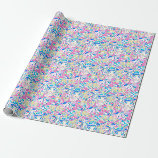 Anime Girl's Birthday Wrapping Paper