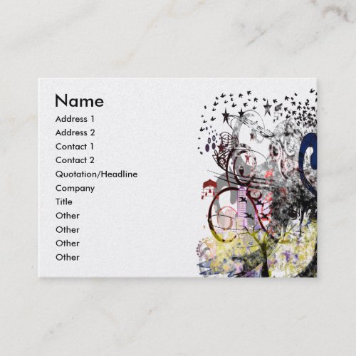 Anime Girls Business Card Templates