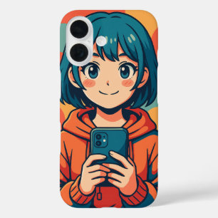 anime girls. iPhone 16 case
