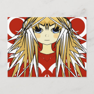 Anime Girls Postcard