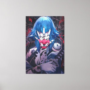 anime girls Premium Wrapped Canvas (Gloss) Print