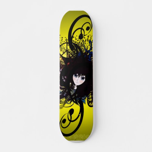 Anime Girls Skateboard Deck