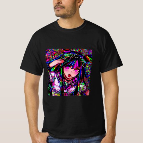 Anime Glitchcore kawaii T_Shirt