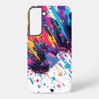 Anime Graffiti Chaos — Color Splash Samsung Galaxy S22+ Case