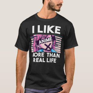 Anime Great Gift Manga Japan Men Boys Kawaii Baka T-Shirt