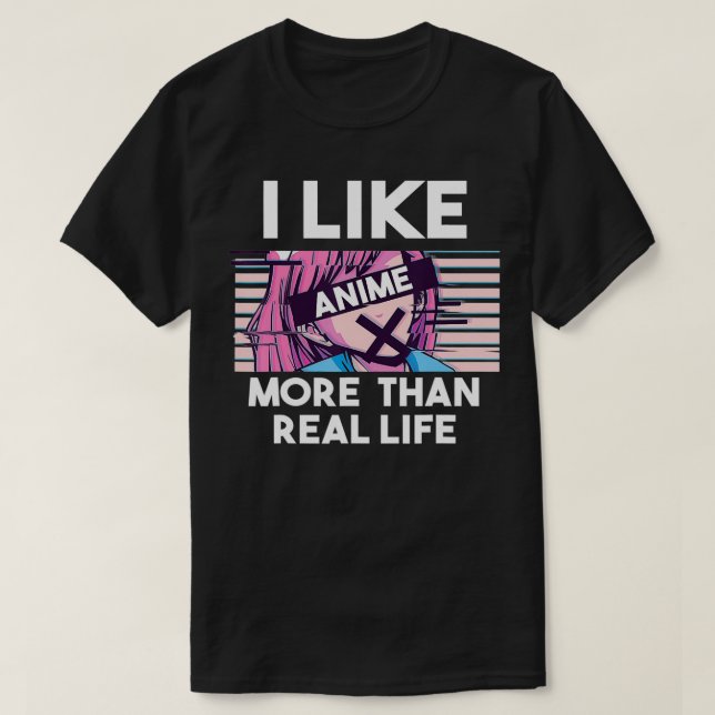 Anime Great Gift Manga Japan Men Boys Kawaii Baka  T-Shirt (Design Front)