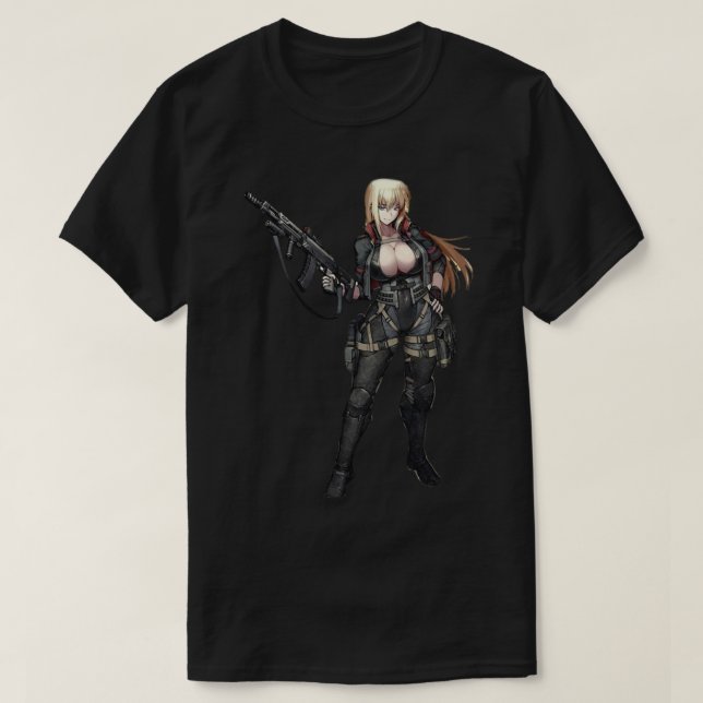 anime gun anime gun anime gun   T-Shirt (Design Front)