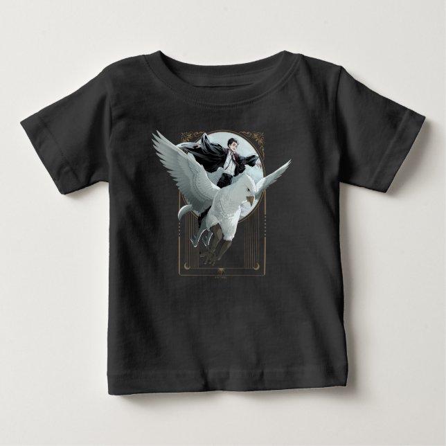 Anime HARRY POTTER™ Flight with Buckbeak Baby T-Shirt (Front)
