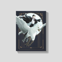 Anime HARRY POTTER™ Flight with Buckbeak Canvas Print