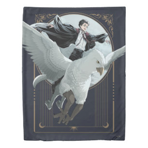 Anime HARRY POTTER™ Flight with Buckbeak Duvet Cover