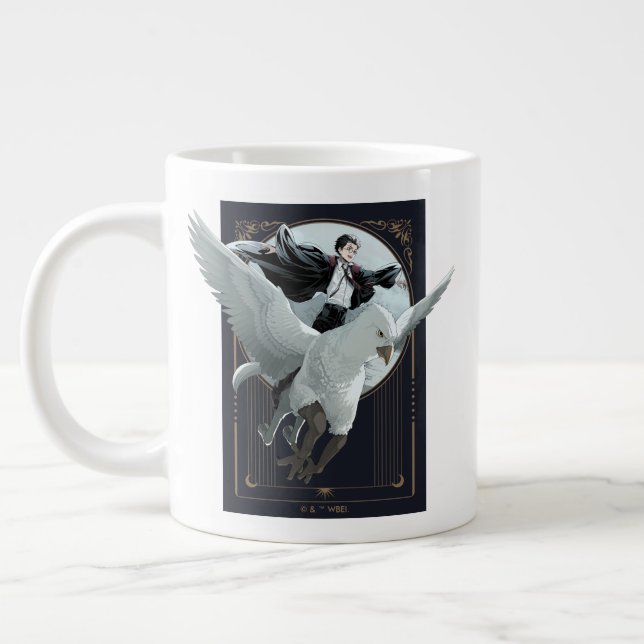 Anime HARRY POTTER™ Flight with Buckbeak Giant Coffee Mug (Left)