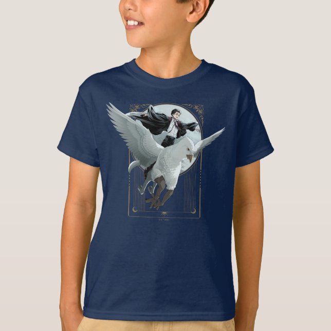 Anime HARRY POTTER™ Flight with Buckbeak T-Shirt (Front)