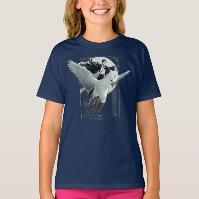 Anime HARRY POTTER™ Flight with Buckbeak T-Shirt (Front)