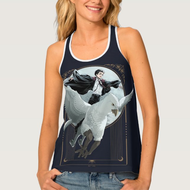 Anime HARRY POTTER™ Flight with Buckbeak Tank Top (Front)
