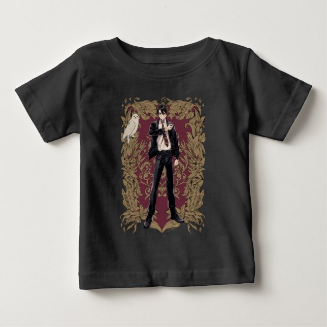 Anime HARRY POTTER™ Ornate Frame Baby T-Shirt (Front)
