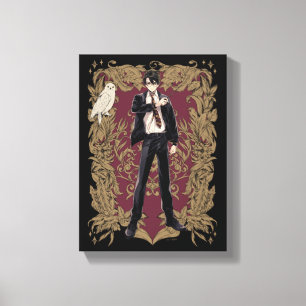 Anime HARRY POTTER™ Ornate Frame Canvas Print