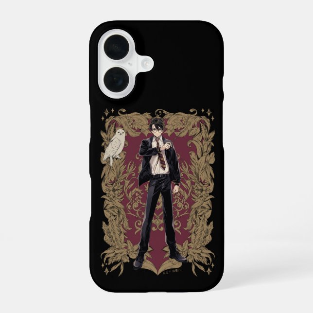 Anime HARRY POTTER™ Ornate Frame Iphone Case (Back)