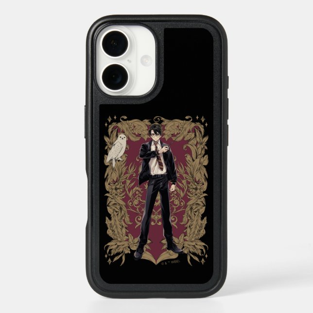 Anime HARRY POTTER™ Ornate Frame Otterbox iPhone Case (Back)