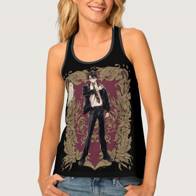 Anime HARRY POTTER™ Ornate Frame Tank Top (Front)