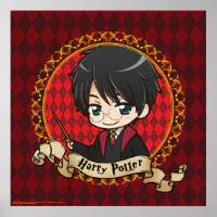 Anime Harry Potter Sticker, Zazzle